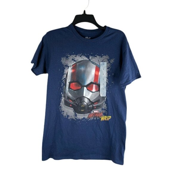 NWOT Marvel Avengers ANT-MAN & THE WASP Size Small Navy 100% Cotton - Picture 1 of 4